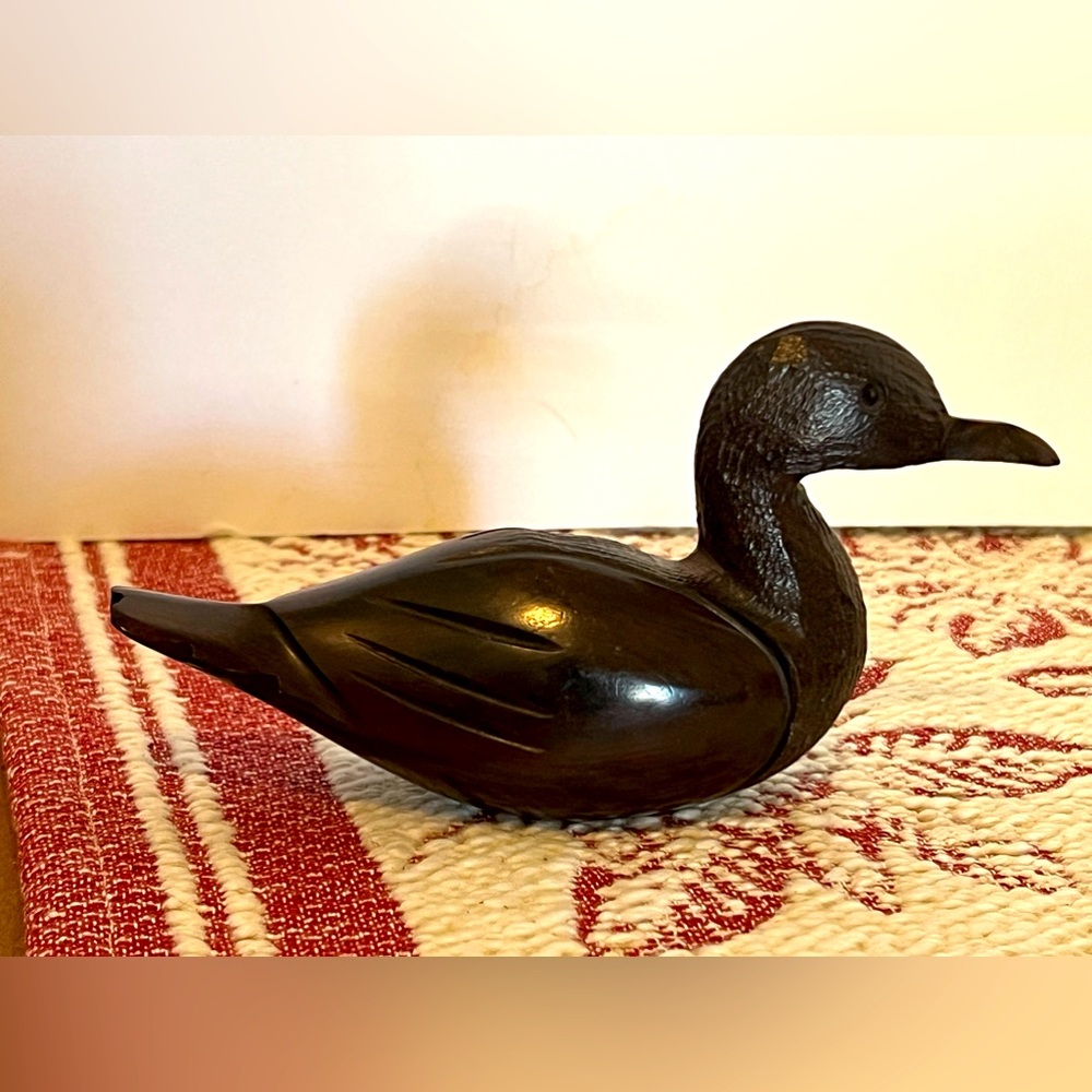 VTG solid wood Hand carved duck